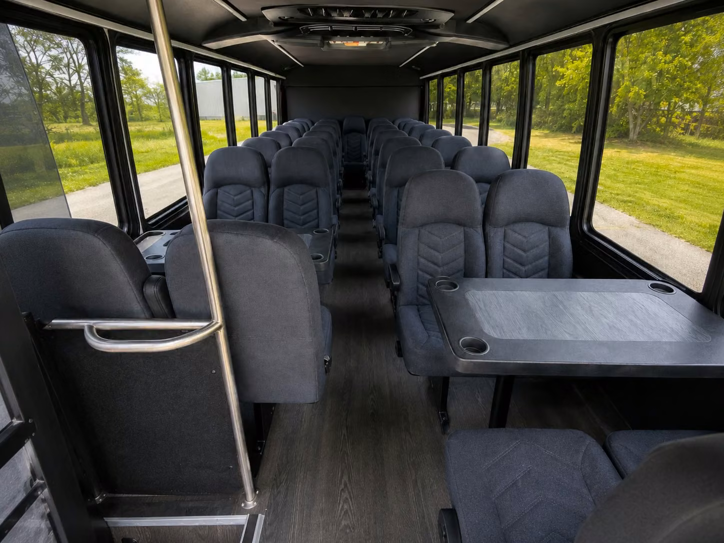 15 passenger minibus inside