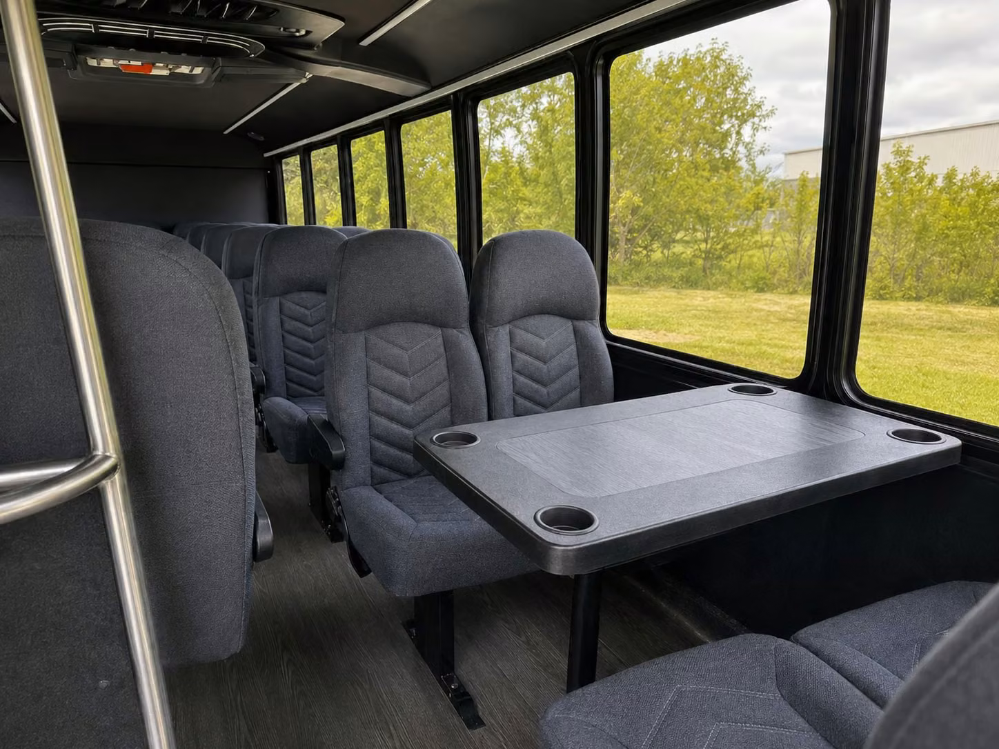15 passenger minibus interior