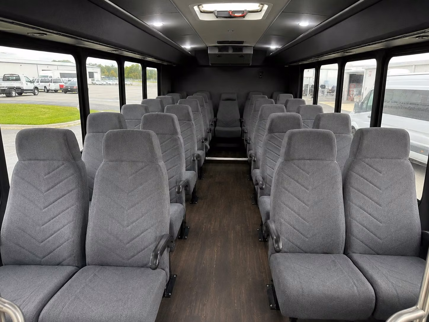 18 passenger minibus interior