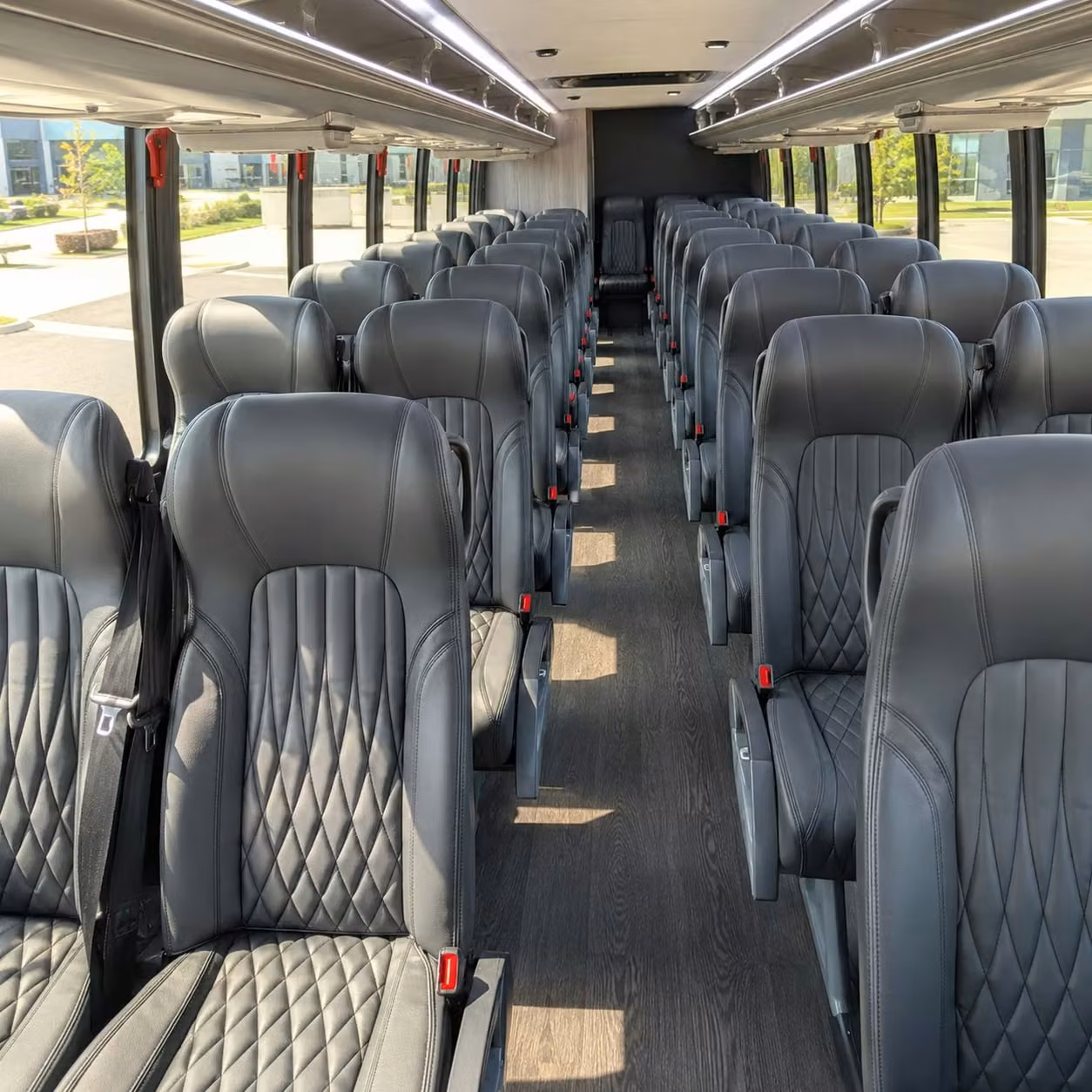 35 passenger minibus interior