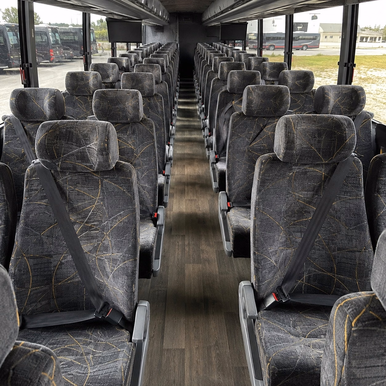beaverton charter bus rental interior