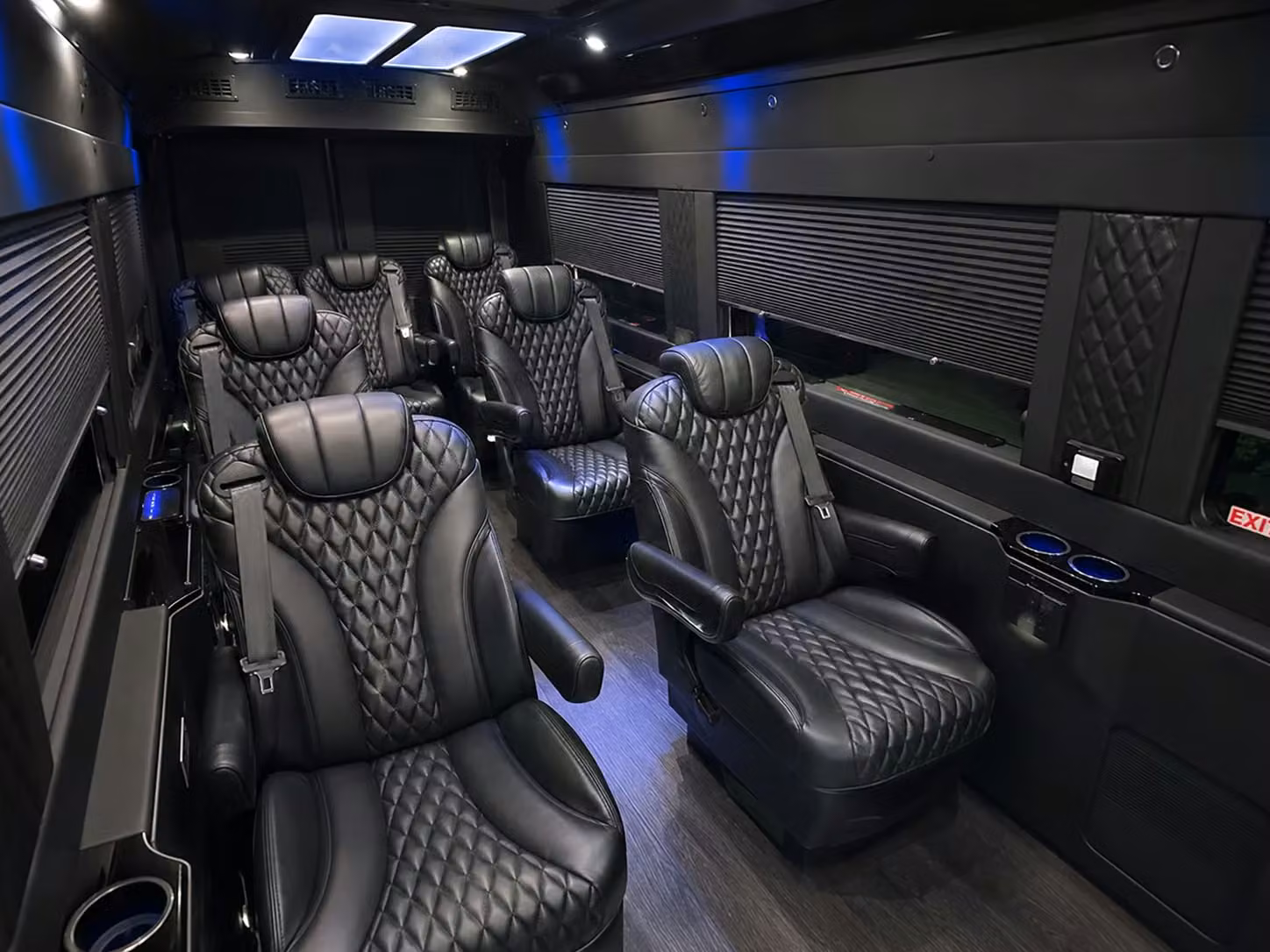 sprinter van with driver inside